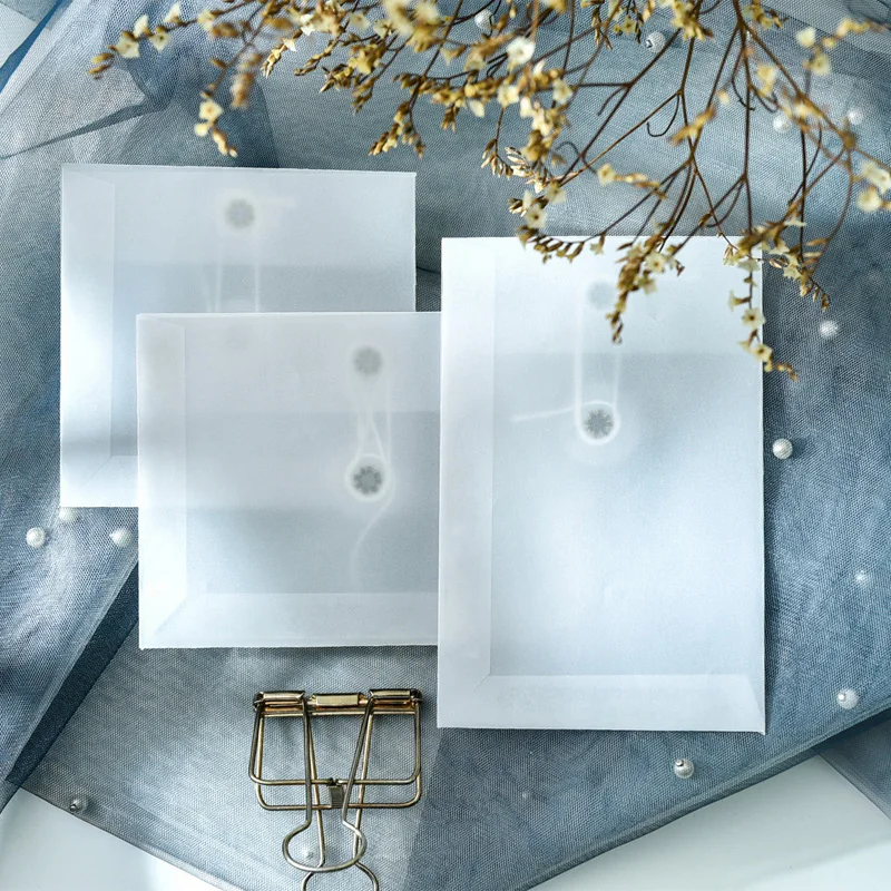 3pcs Vellum Paper Storage Bag For Scrapbooking Happy Planner/Card Making/Journaling Project DIY Craft
3pcs Vellum Paper Storage Bag For Scrapbooking Happy Planner/Card Making/Journaling Project DIY Craft