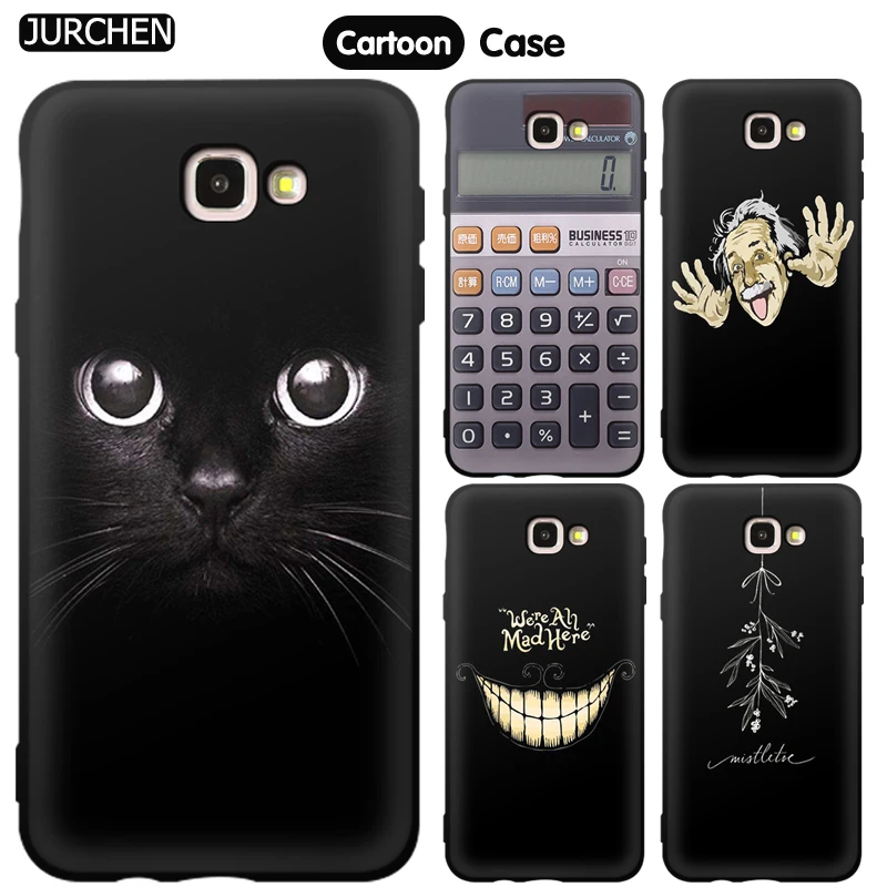JURCHEN Phone Case For Samsung Galaxy J5 Prime Silicone Cute Cartoon G570F Cover Back Bags |