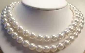 Charming!8mm White Sea Shell Pearl Necklace Rope Chain Beads Jewelry Making Natural Stone 35inch
Charming!8mm White Sea Shell Pearl Necklace Rope Chain Beads Jewelry Making Natural Stone 35inch