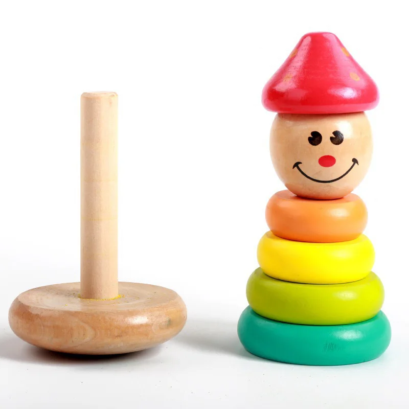 Clown Tumbler Building Blocks Natural Wooden Toys Original Wooden Warm Color Rainbow Baby Toys Stacking Ring Tower Blocks Build
Clown Tumbler Building Blocks Natural Wooden Toys Original Wooden Warm Color Rainbow Baby Toys Stacking Ring Tower Blocks Build