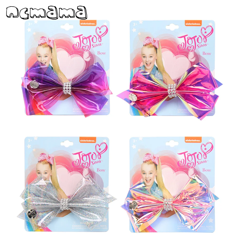 ncmama 1pc/card 5" Jelly Bows Summer Hair Bows Clips for Girls Shiny Rhinestones PVC Bow Hairgrips Party Kids Hair Accessories
ncmama 1pc/card 5" Jelly Bows Summer Hair Bows Clips for Girls Shiny Rhinestones PVC Bow Hairgrips Party Kids Hair Accessories
