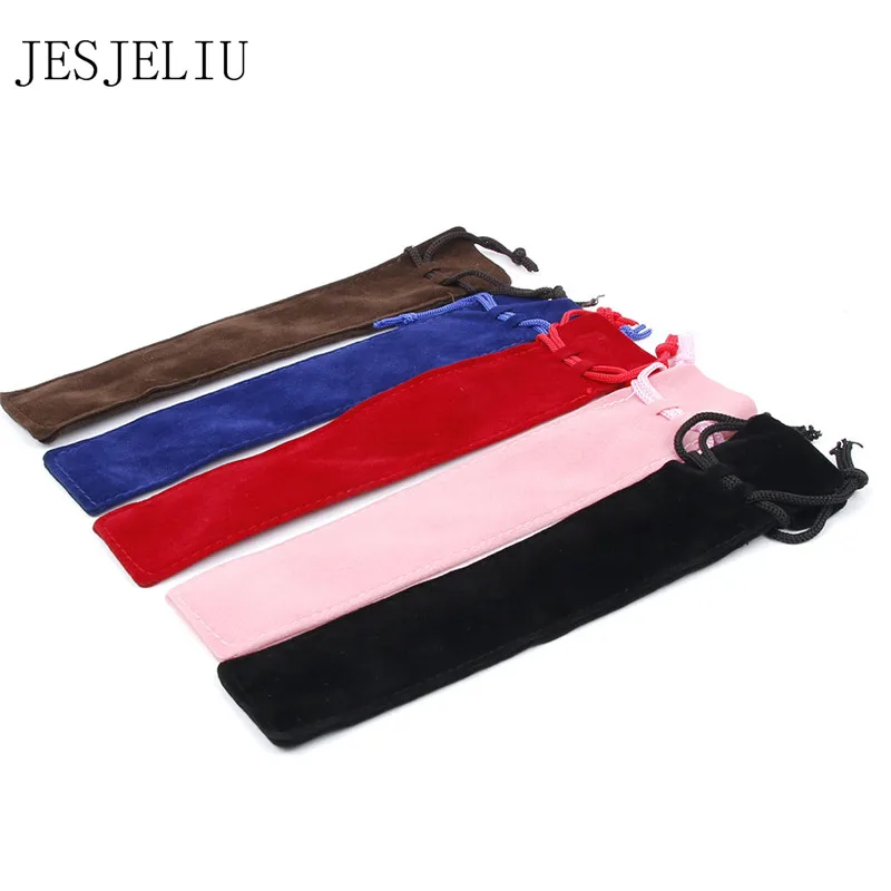 5 Pcs Velvet Pen Pouch Holder Single Pencil Bag Pen Case With Rope For Rollerball /Fountain/Ballpoint Pen Pencil Case
5 Pcs Velvet Pen Pouch Holder Single Pencil Bag Pen Case With Rope For Rollerball /Fountain/Ballpoint Pen Pencil Case