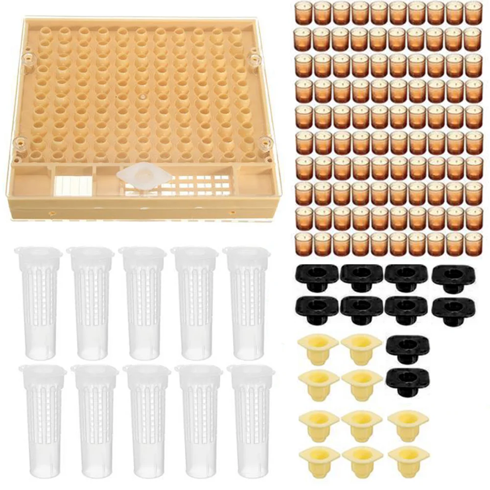 Beekeeping Tool Kit Queen Rearing System Pet Supplies Catcher Cage 100 Cell Cups Yellow Durable Plastic Tools Bee Nicot Cupkit
Beekeeping Tool Kit Queen Rearing System Pet Supplies Catcher Cage 100 Cell Cups Yellow Durable Plastic Tools Bee Nicot Cupkit