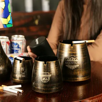 Wholesale price iron art cylinder ashtray personality smoke bar hotel Internet cafe nightclub creative windproof retro ashtray
Wholesale price iron art cylinder ashtray personality smoke bar hotel Internet cafe nightclub creative windproof retro ashtray