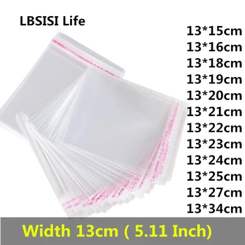 LBSISI Life 200pcs 13cm Wide Clear Plastic Adhesive Bags Transparent Poly Package Gift Packing Bag 200pcs/500pcs
LBSISI Life 200pcs 13cm Wide Clear Plastic Adhesive Bags Transparent Poly Package Gift Packing Bag 200pcs/500pcs