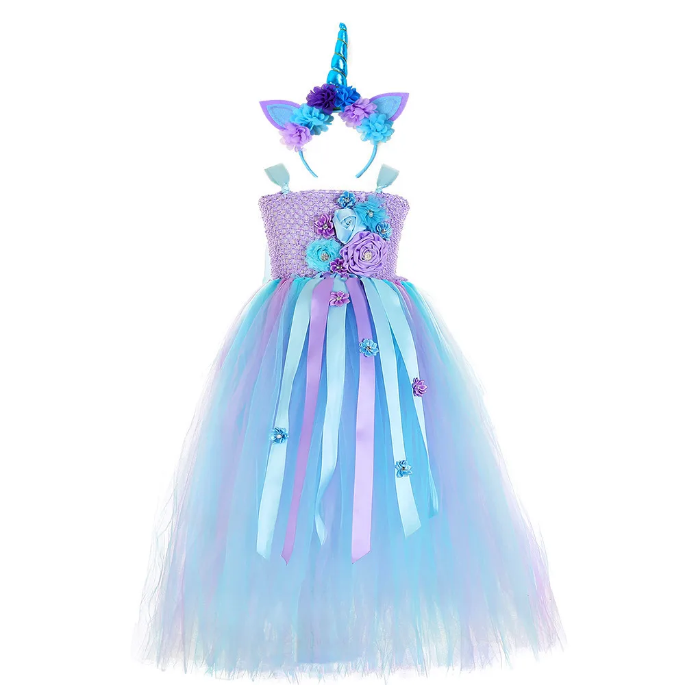 Flower Girls Unicorn Tutu Dress Pastel Rainbow Princess Girls Birthday Party Dress Children Kids Halloween Unicorn Costume 1-14y
Flower Girls Unicorn Tutu Dress Pastel Rainbow Princess Girls Birthday Party Dress Children Kids Halloween Unicorn Costume 1-14y