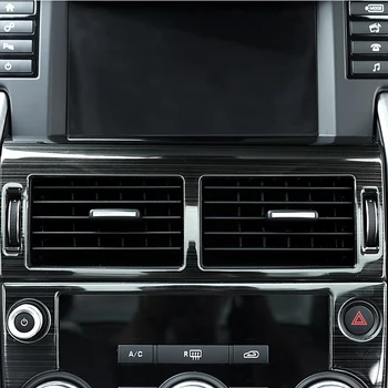 Stainless Steel Black Brushed Center Air Conditioning Vent Frame Trim For Land Rover Discovery Sport 2015-17
Stainless Steel Black Brushed Center Air Conditioning Vent Frame Trim For Land Rover Discovery Sport 2015-17