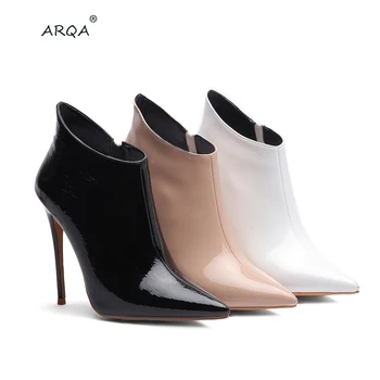 ARQA 2019 Autumn and winter New pointed high-heeled women's booties Simple and stylish Solid Women Shoes Big Size 33-45
ARQA 2019 Autumn and winter New pointed high-heeled women's booties Simple and stylish Solid Women Shoes Big Size 33-45
