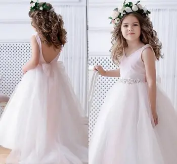 New Light Pink Puffy Girls Dresses for Wedding Lace Top Beaded Sash Girls Birthday Party Dress Pageant Gown Size2-16Y
New Light Pink Puffy Girls Dresses for Wedding Lace Top Beaded Sash Girls Birthday Party Dress Pageant Gown Size2-16Y