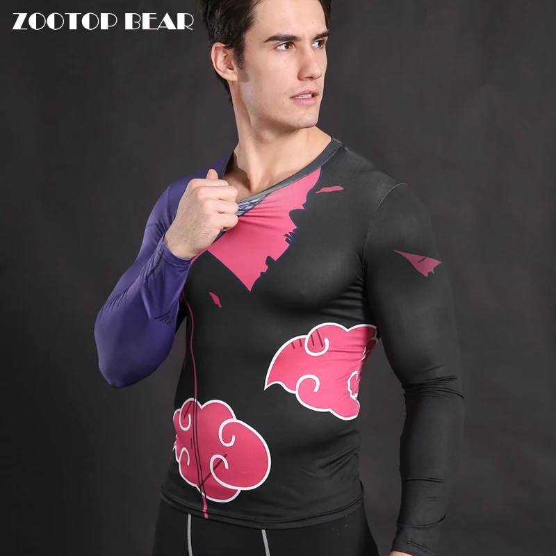 Naruto Anime T shirts Corssfit Clothing Compression Tights Shirts Cosplay Men Armor Fitness Kakashi Tops Sasuke Tees ZOOTOP BEAR
Naruto Anime T shirts Corssfit Clothing Compression Tights Shirts Cosplay Men Armor Fitness Kakashi Tops Sasuke Tees ZOOTOP BEAR