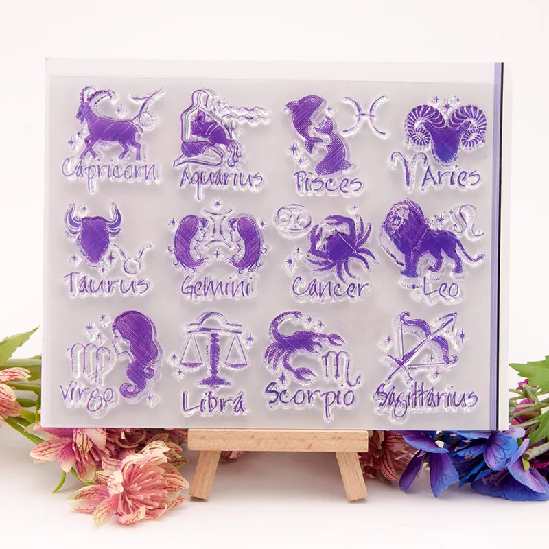 Twelve Constellations Transparent Clear Silicone Stamp for Seal DIY Scrapbooking Photo Album Decorative Clear Stamp Sheets
Twelve Constellations Transparent Clear Silicone Stamp for Seal DIY Scrapbooking Photo Album Decorative Clear Stamp Sheets