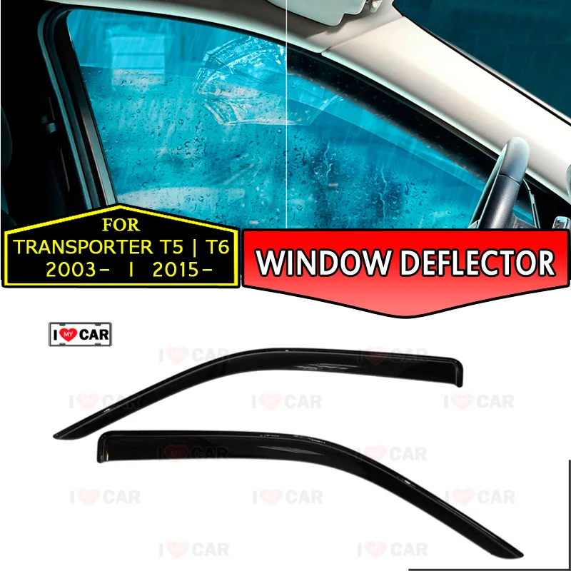 Window deflector for Volkswagen Transporter T5 | T6 2003- car window deflector wind guard vent sun rain visor cover car styling
Window deflector for Volkswagen Transporter T5 | T6 2003- car window deflector wind guard vent sun rain visor cover car styling