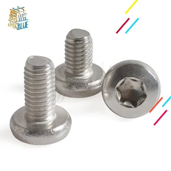 50pcs SUS304 M2 M2.5 M3 M4 M5 M6 M8 six lobe 304 stainless steel pan head torx machine security screw set round head anti-theft
50pcs SUS304 M2 M2.5 M3 M4 M5 M6 M8 six lobe 304 stainless steel pan head torx machine security screw set round head anti-theft