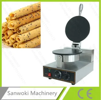 Electric 220V/110V Egg roll waffle maker machine; Commercial use egg roll machine
Electric 220V/110V Egg roll waffle maker machine; Commercial use egg roll machine