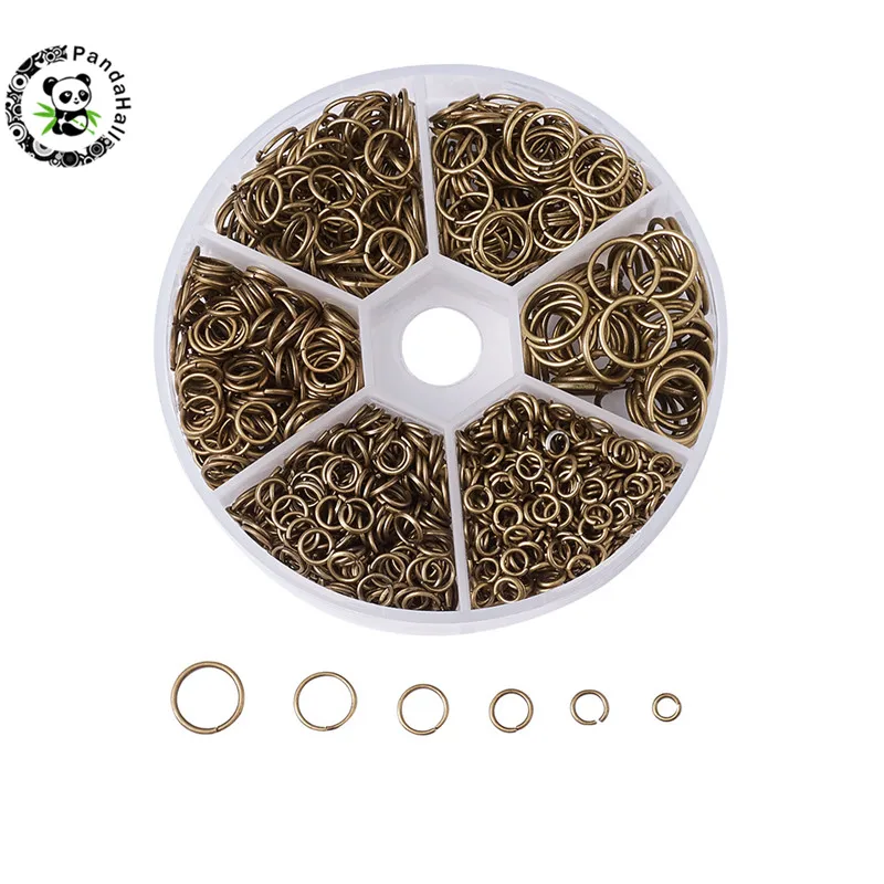 about 1745pcs/box Multi Size Nickel Free Antique Bronze Iron Jump Rings for Jewelry Making 4~10x0.7~1mm
about 1745pcs/box Multi Size Nickel Free Antique Bronze Iron Jump Rings for Jewelry Making 4~10x0.7~1mm