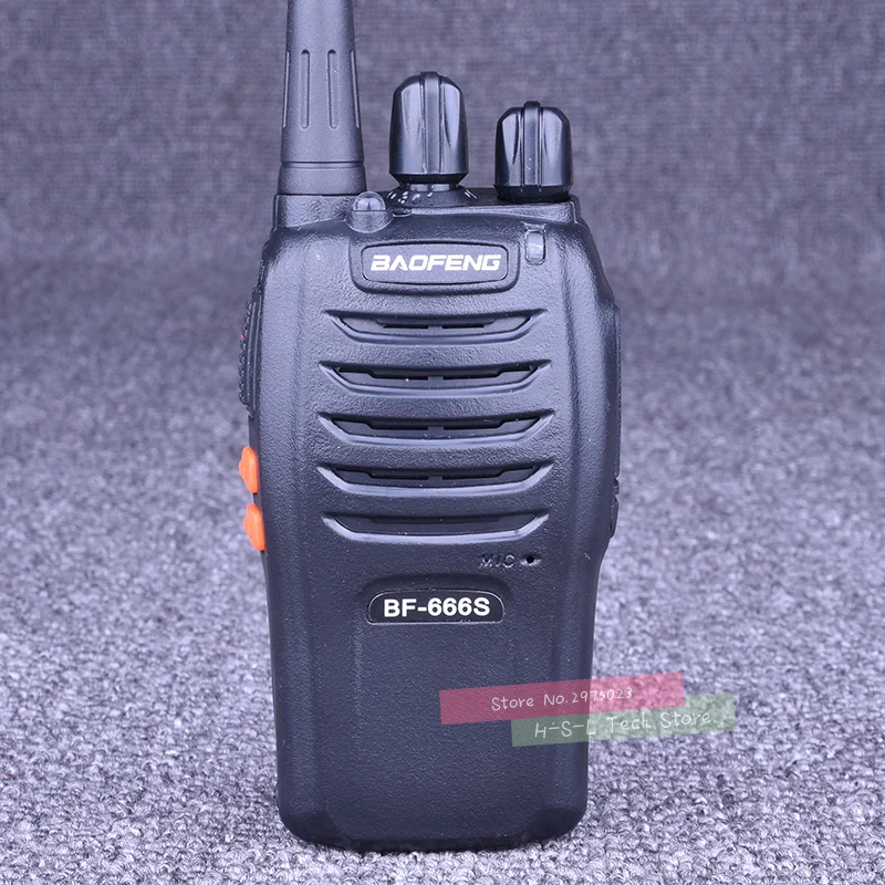

1Pcs BaoFeng BF-666S Two Way Radio 5W Ham Radio 16CH Walkie Talkie Handheld HF Transceiver Interphone UHF 400-470MHz CB Radio