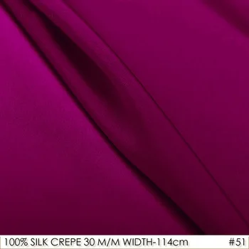 CREPE DE CHINE SILK Fabric 2017/114cm width/30momme/100% Natural Silk to sew Chinese Sexy Silk Vestidos for Women Dark Hotp NO51
CREPE DE CHINE SILK Fabric 2017/114cm width/30momme/100% Natural Silk to sew Chinese Sexy Silk Vestidos for Women Dark Hotp NO51