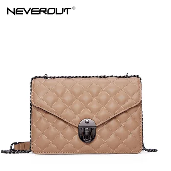 NEVEROUT Female Chain Strap Shoulder Bag Small Criss-Cross Ladies' Flap Bag High Quality Leather Messenger Flap Bag for Women
NEVEROUT Female Chain Strap Shoulder Bag Small Criss-Cross Ladies' Flap Bag High Quality Leather Messenger Flap Bag for Women