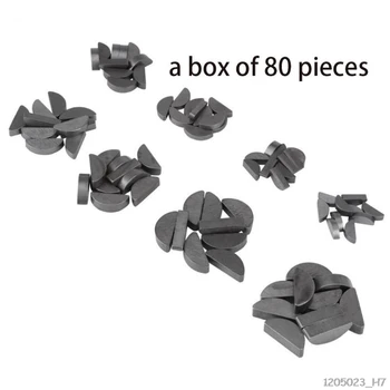 80pcs Stainless Steel Key Assortment Set Metric Half Moon Shaft Drive Fasteners Mechanical Industry Different Sizes
80pcs Stainless Steel Key Assortment Set Metric Half Moon Shaft Drive Fasteners Mechanical Industry Different Sizes