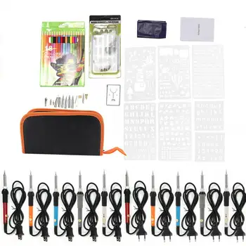 71pcs Electric Wood Burning Pen Soldering Iron Pyrography Painting Tool Set Pyrography Tips Instruction Manual
71pcs Electric Wood Burning Pen Soldering Iron Pyrography Painting Tool Set Pyrography Tips Instruction Manual