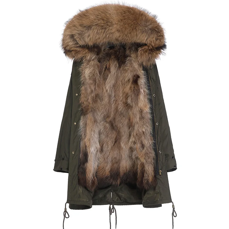 Long Real Raccoon Fur Liner winter jacket women outwear thick parkas natural raccoon fur collar coat
Long Real Raccoon Fur Liner winter jacket women outwear thick parkas natural raccoon fur collar coat