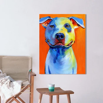 Wall Art Canvas Painting Poster and Prints Animal Picture Bully Dog Puppy Oil Print For Living Room Home Decor No Frame
Wall Art Canvas Painting Poster and Prints Animal Picture Bully Dog Puppy Oil Print For Living Room Home Decor No Frame