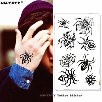 Nu-TATY Danger Black Spiders Temporary Tattoo Body Art Arm Flash Tattoo Stickers 17*10cm Waterproof Fake Henna Painless Tattoo
Nu-TATY Danger Black Spiders Temporary Tattoo Body Art Arm Flash Tattoo Stickers 17*10cm Waterproof Fake Henna Painless Tattoo