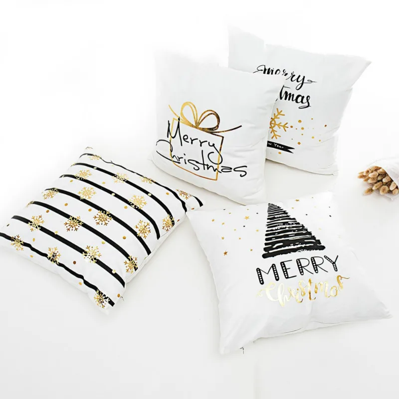 Merry Christmas Cushion Cover Gold Linen Cotton Soft Cute Cushion Covers Santa Xmas Decorative Sofa Pillow Case Pillowcase
Merry Christmas Cushion Cover Gold Linen Cotton Soft Cute Cushion Covers Santa Xmas Decorative Sofa Pillow Case Pillowcase