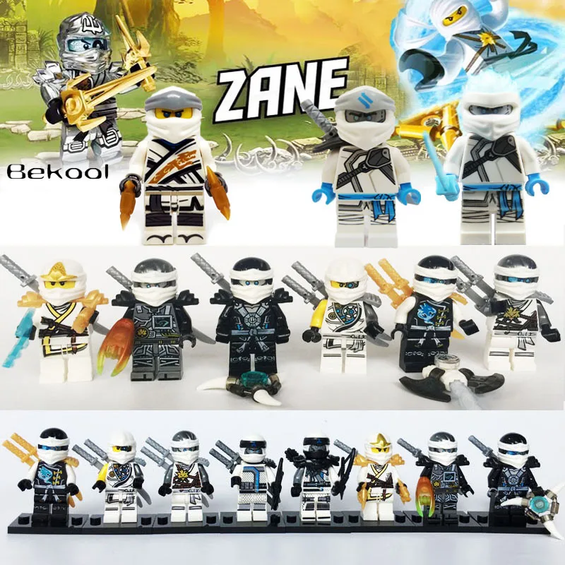 Ninja Zane collect Mechanical Ninja Ice dart Six Different suit with weapons Compatible brick blocks brick Kids toy NEW
Ninja Zane collect Mechanical Ninja Ice dart Six Different suit with weapons Compatible brick blocks brick Kids toy NEW
