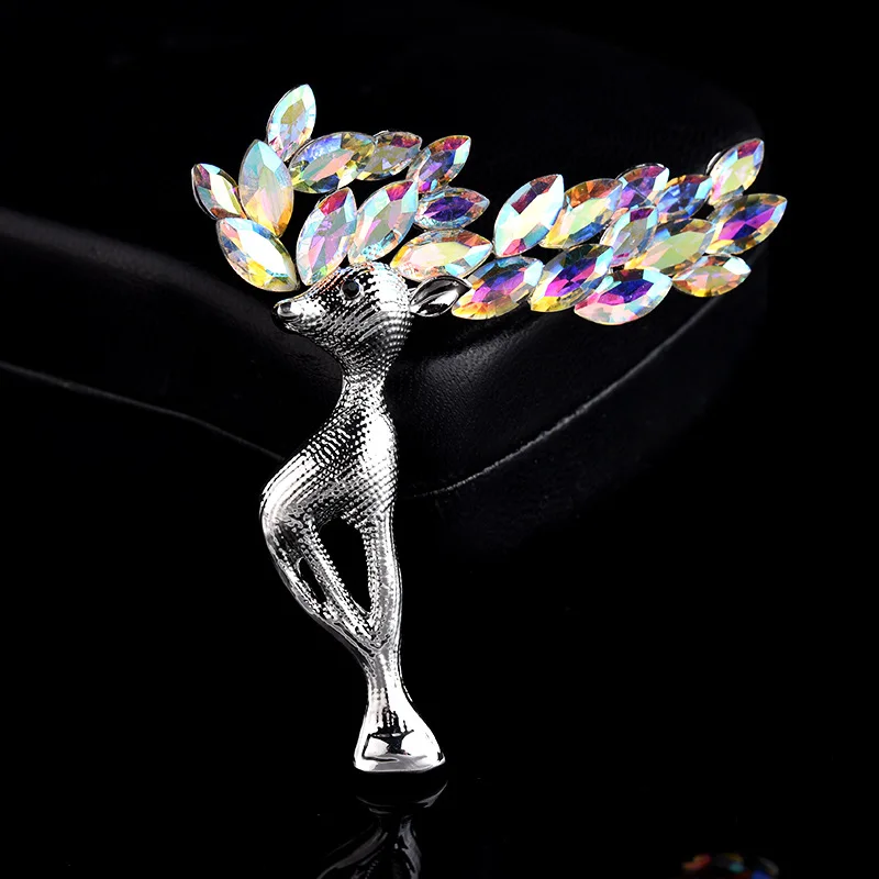 New Animal Fawn Brooch Jewelry AB Color Crystal Upscale Brooches for Women Scarves Buckle Accessories Pin Badge Banquet Party
New Animal Fawn Brooch Jewelry AB Color Crystal Upscale Brooches for Women Scarves Buckle Accessories Pin Badge Banquet Party
