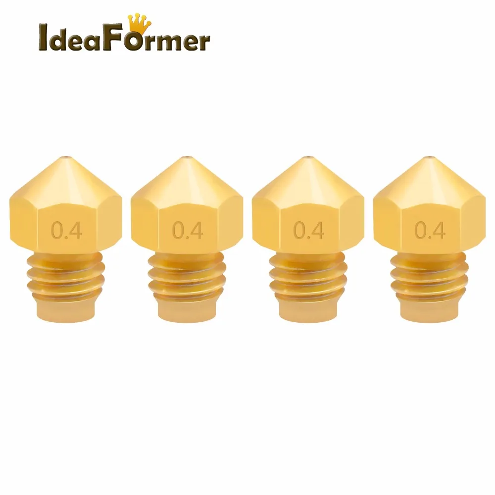 3D Printer Chimera Nozzle M5 Threaded Screw 0.4mm 1.75mm for 2 In 1 out heat block of V6 3D Printer parts accessories
3D Printer Chimera Nozzle M5 Threaded Screw 0.4mm 1.75mm for 2 In 1 out heat block of V6 3D Printer parts accessories