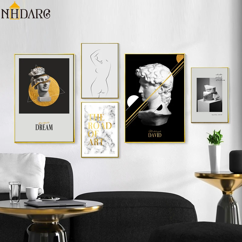 Statue of David The Road of Art Quote Vogue Nordic Posters and Prints Canvas Giclee Art Wall Picturte for Living Room Home Decor
Statue of David The Road of Art Quote Vogue Nordic Posters and Prints Canvas Giclee Art Wall Picturte for Living Room Home Decor