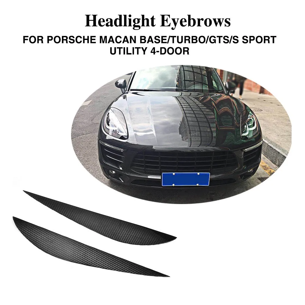 Dry Carbon Fiber Eyelids Headlight Eyebrows for Porsche Macan Base/Turbo Sport Utility 4-Door 2014 2015 2016 2017 2018 Sticker
Dry Carbon Fiber Eyelids Headlight Eyebrows for Porsche Macan Base/Turbo Sport Utility 4-Door 2014 2015 2016 2017 2018 Sticker