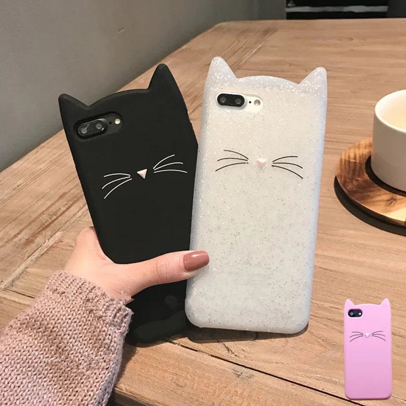 Fashion Cute Bearded Cartoon Cat Phone Case For for iPhone 7 8 6 6s Plus Shockproof TPU Soft Silicone Cover for iphone6 5 5S SE
Fashion Cute Bearded Cartoon Cat Phone Case For for iPhone 7 8 6 6s Plus Shockproof TPU Soft Silicone Cover for iphone6 5 5S SE