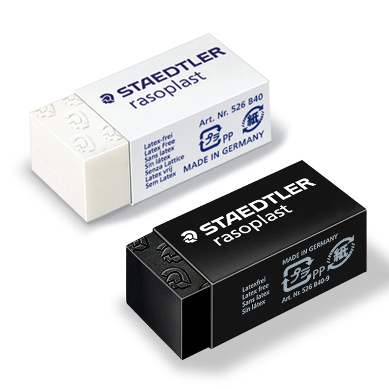 1pcs STAEDTLER 526 B40-9 Black Study Exam Professional Drawing Sketch Eraser Less Crumbs Correction Supplies Eraser
1pcs STAEDTLER 526 B40-9 Black Study Exam Professional Drawing Sketch Eraser Less Crumbs Correction Supplies Eraser