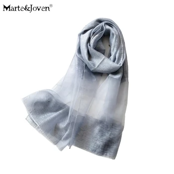 Marte&Joven Lightweight Spring Summer Gradient Chiffon Shawls Scarf for Women Fashion Thin Ladies Sunscreen Headscarf Blue Wraps
Marte&Joven Lightweight Spring Summer Gradient Chiffon Shawls Scarf for Women Fashion Thin Ladies Sunscreen Headscarf Blue Wraps