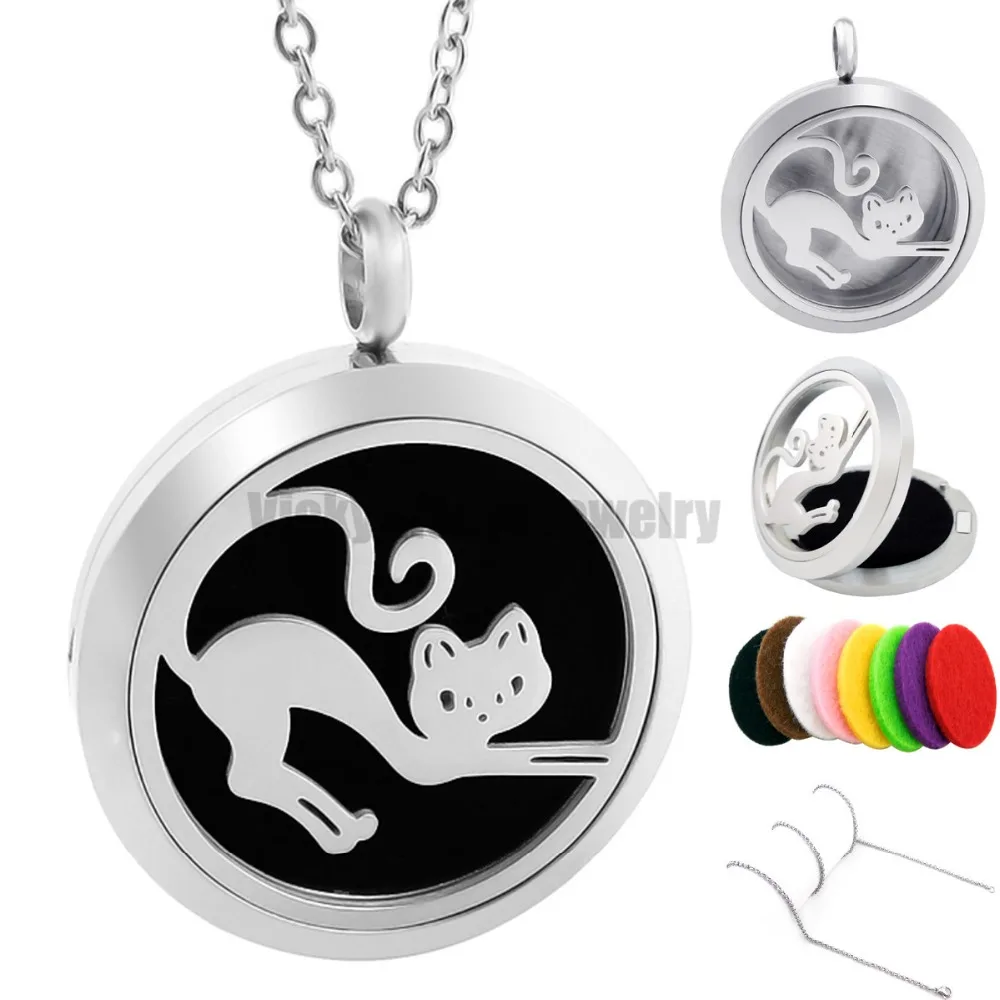With Chain Gift Cat (30mm) Aromatherapy Stainless Steel Essential Oils Diffuser Locket Pads (Welcome Dropship)
With Chain Gift Cat (30mm) Aromatherapy Stainless Steel Essential Oils Diffuser Locket Pads (Welcome Dropship)