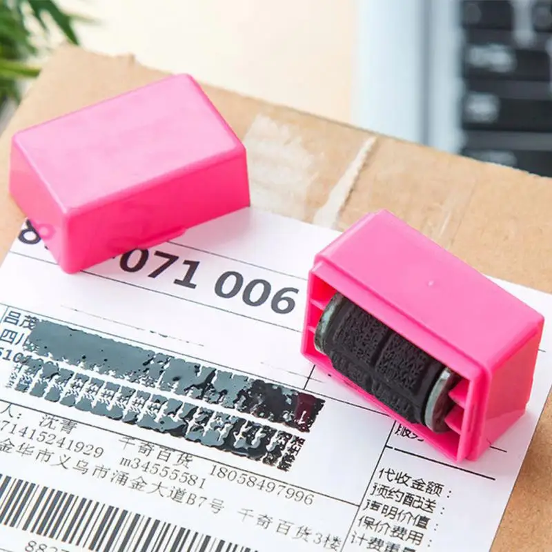 2018 Mini Roller Self Inking Stock Stamp Seal Messy Code Security Office Code Guard Your ID Confidentiality Confidential Seal
2018 Mini Roller Self Inking Stock Stamp Seal Messy Code Security Office Code Guard Your ID Confidentiality Confidential Seal