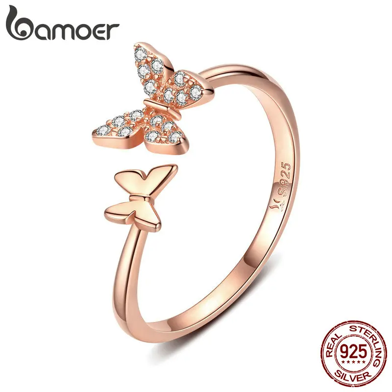 BAMOER Flying Butterfly Adjustable Finger Rings for Women Clear CZ Dazzling Luxury 925 Sterling Silver Fine Jewelry GXR087
BAMOER Flying Butterfly Adjustable Finger Rings for Women Clear CZ Dazzling Luxury 925 Sterling Silver Fine Jewelry GXR087