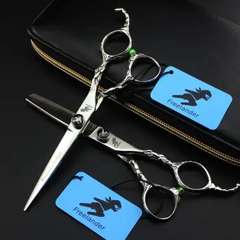 6'' JP Stainless Professional Scorpion handle Hairdressing Scissors Cutting Scissors + Thinning Shears Salon Hair Scissors
6'' JP Stainless Professional Scorpion handle Hairdressing Scissors Cutting Scissors + Thinning Shears Salon Hair Scissors
