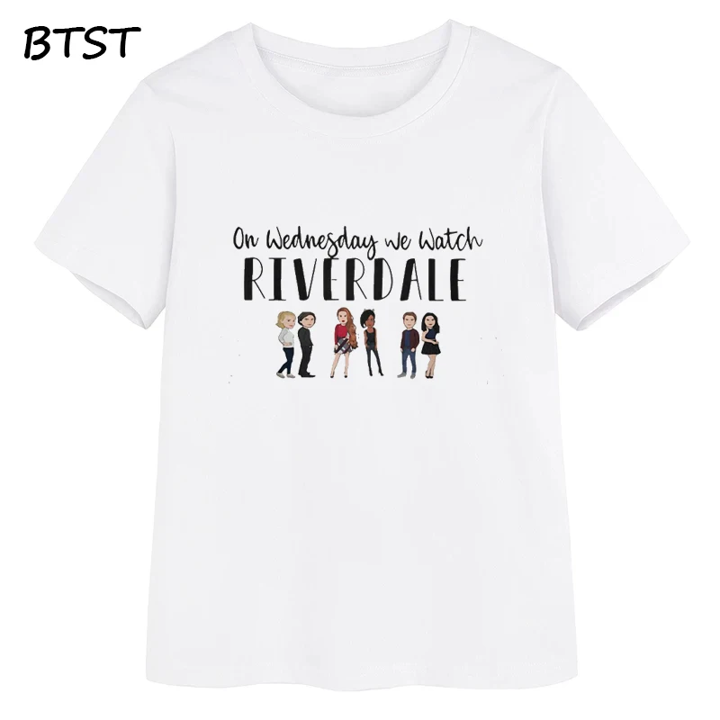 On Wednesday We Watch Riverdale Female T-shirt Harajuku Graphic Tees Women Streetwear Korean Plus Size Aesthetic 90s Haut Femme
On Wednesday We Watch Riverdale Female T-shirt Harajuku Graphic Tees Women Streetwear Korean Plus Size Aesthetic 90s Haut Femme