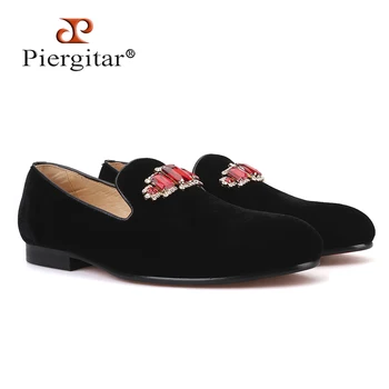 Piergitar 2019 new style Handmade men velvet shoes with luxurious Rhinestone Prom and Banquet men's loafers somking slippers
Piergitar 2019 new style Handmade men velvet shoes with luxurious Rhinestone Prom and Banquet men's loafers somking slippers