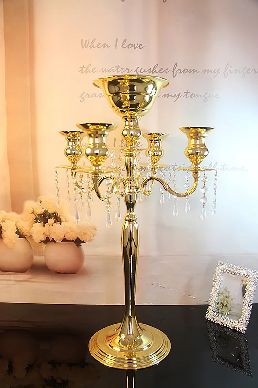 Free shipping 5 head crystal candlestick, 100%K9 crystal manufacturing, wedding decoration, home furnishing party must
Free shipping 5 head crystal candlestick, 100%K9 crystal manufacturing, wedding decoration, home furnishing party must