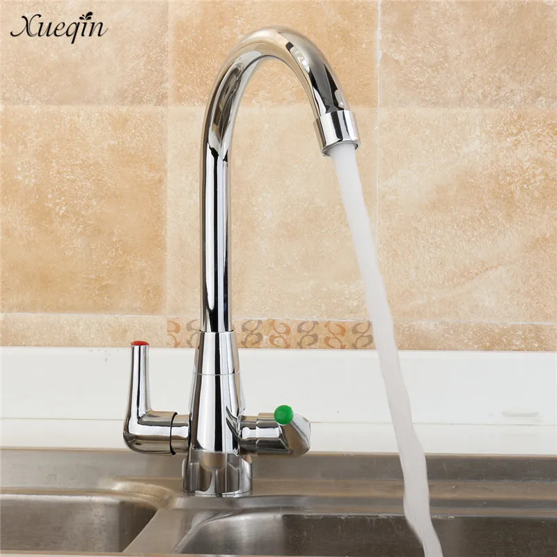 Xueqin New Twin Lever Swivel Spout Modern Chrome Kitchen Sink Basin Mixer Tap Double Handle Kitchen Faucets
Xueqin New Twin Lever Swivel Spout Modern Chrome Kitchen Sink Basin Mixer Tap Double Handle Kitchen Faucets