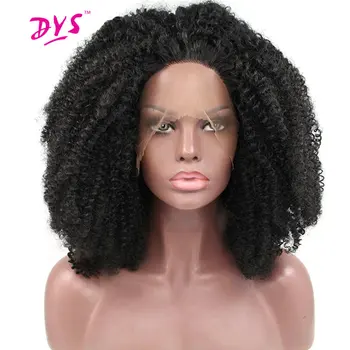 Deyngs Black Lace Front Wigs For Black Women Short Afro Kinky Curly Natural Synthetic Black Color Heat Resistant Full Hairstyle
Deyngs Black Lace Front Wigs For Black Women Short Afro Kinky Curly Natural Synthetic Black Color Heat Resistant Full Hairstyle