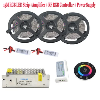5050 IP65 Waterproof RGB LED Strip Diode Tape Flexible Holiday Light RF Remote RGB Controller 12V DC 15A Power Supply Full Kit 
5050 IP65 Waterproof RGB LED Strip Diode Tape Flexible Holiday Light RF Remote RGB Controller 12V DC 15A Power Supply Full Kit