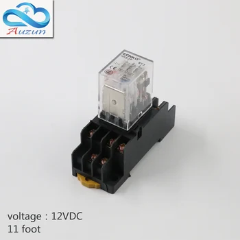 10 pieces hh53P small dc 12 v relay with intermediate relay lamp base current is 5 a silver contact eleven feet
10 pieces hh53P small dc 12 v relay with intermediate relay lamp base current is 5 a silver contact eleven feet