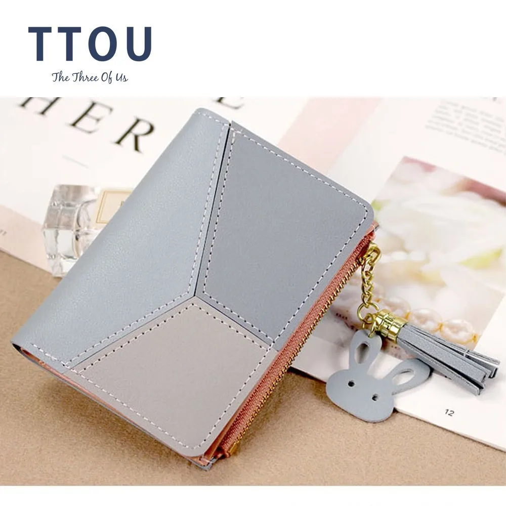 TTOU Wallet Short Women Wallets Zipper Quality Leather Purse Patchwork Fashion Panelled Wallets Trendy Coin Purse Card Holder
TTOU Wallet Short Women Wallets Zipper Quality Leather Purse Patchwork Fashion Panelled Wallets Trendy Coin Purse Card Holder
