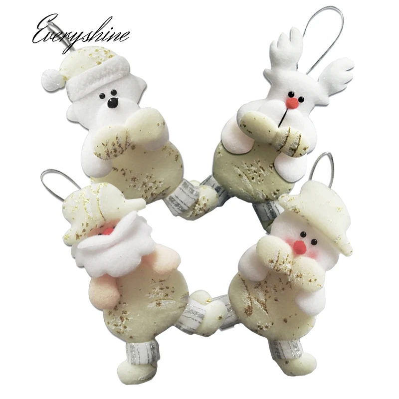 4pcs/lot Christmas Tree Santa Claus Hanging Ornaments Snowman Pendant Gifts Baubles New Year Festival Decorations for Home DS293
4pcs/lot Christmas Tree Santa Claus Hanging Ornaments Snowman Pendant Gifts Baubles New Year Festival Decorations for Home DS293