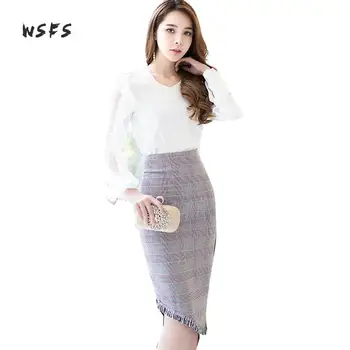 Wsfs 2pieces Autumn Lace Dresses White Vneck Long Sleeve Ruffles Bandage Women Dress Vintage Sexy Party Plaid Asymmetrical Dress
Wsfs 2pieces Autumn Lace Dresses White Vneck Long Sleeve Ruffles Bandage Women Dress Vintage Sexy Party Plaid Asymmetrical Dress